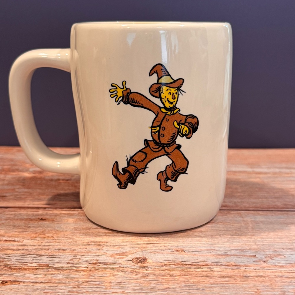 Rae Dunn wizard of Oz IF I ONLY HAD A BRAIN - Scarecrow ceramic mug